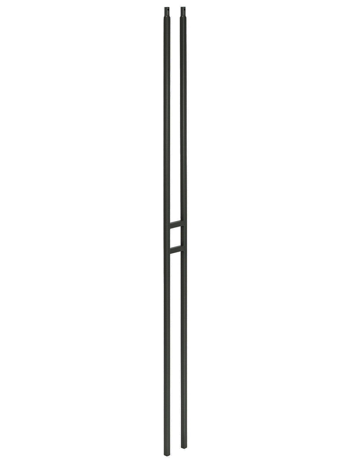 Iron Baluster T20 - 1/2" Square - Contemporary Craftsman Single Panel