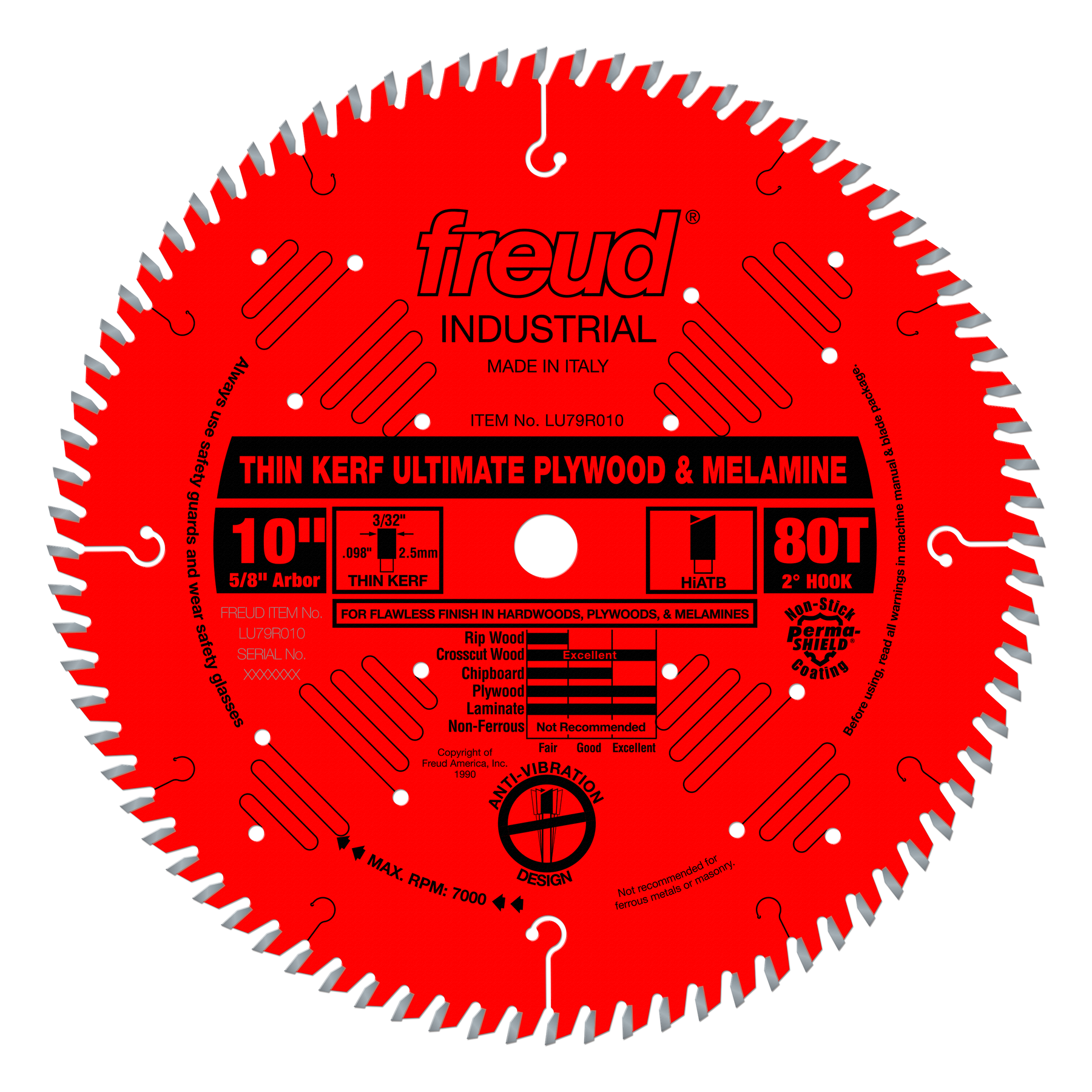 Freud Ultimate Plywood & Melamine (Thin Kerf) Saw Blades