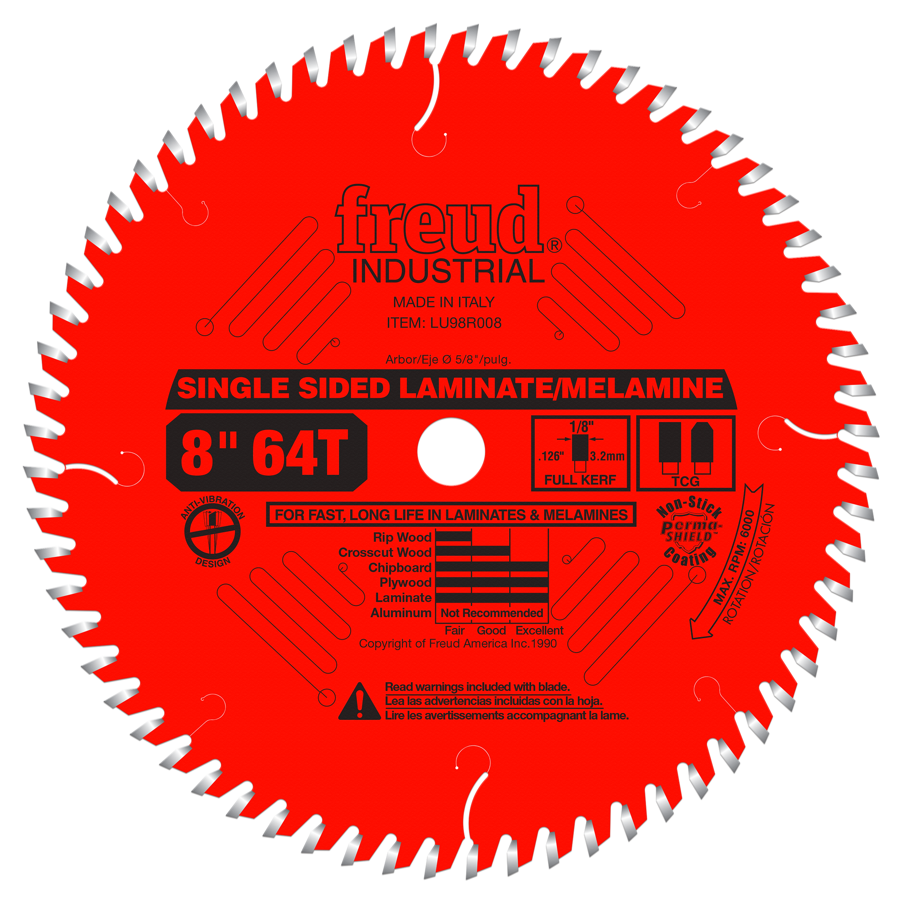 Freud Single Sided Laminate/Melamine Saw Blades