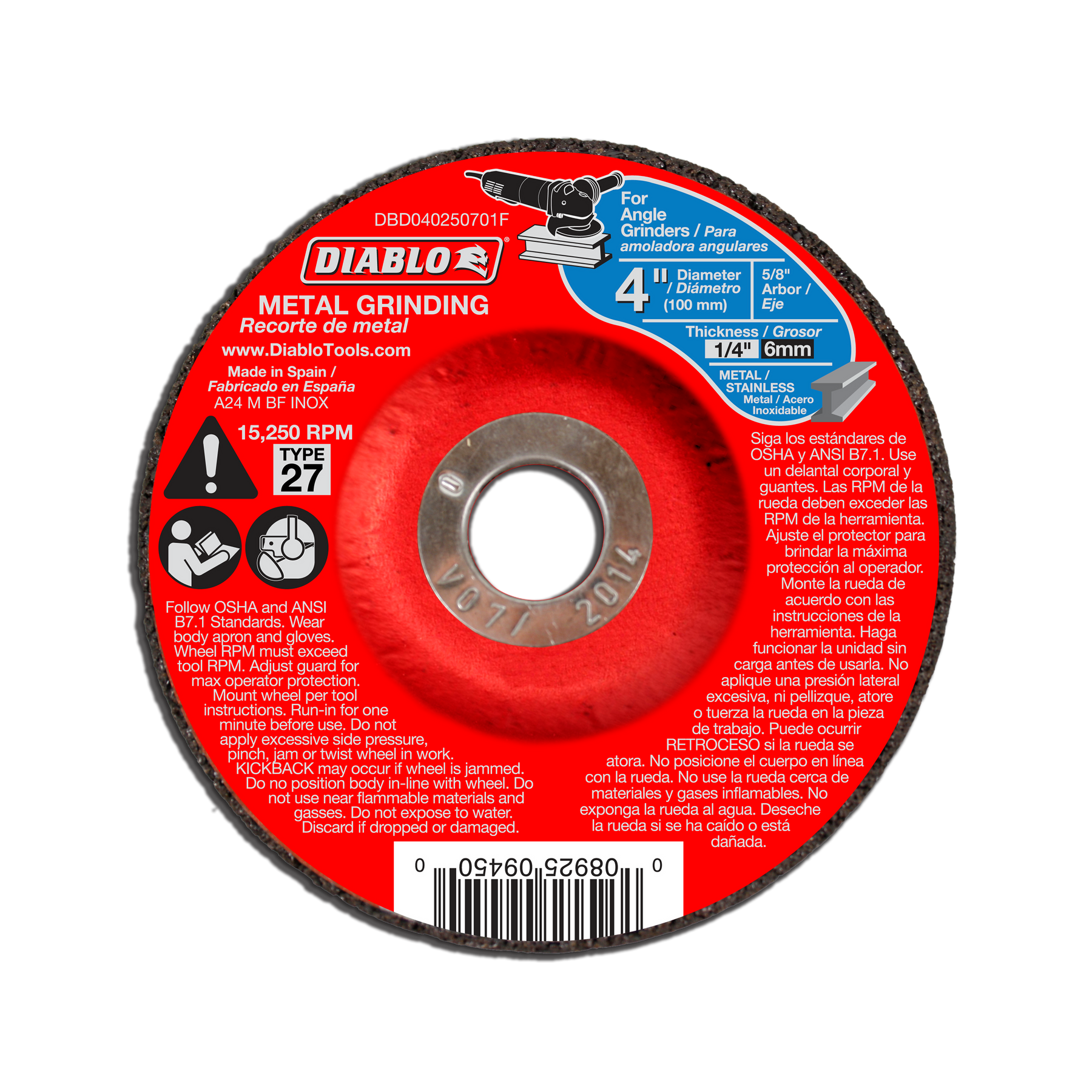 Diablo Metal Grinding Disc