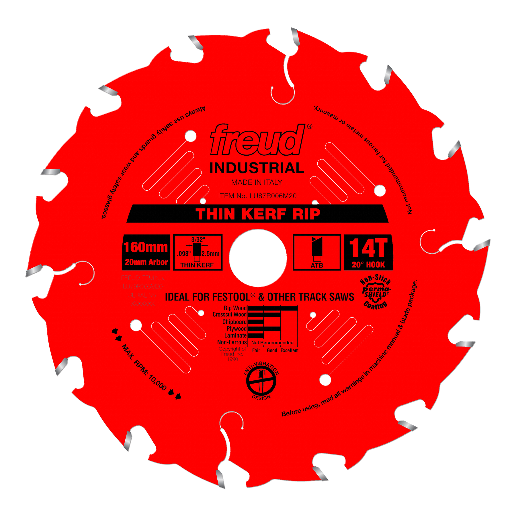 Freud Industrial Ripping (Thin Kerf) Saw Blades