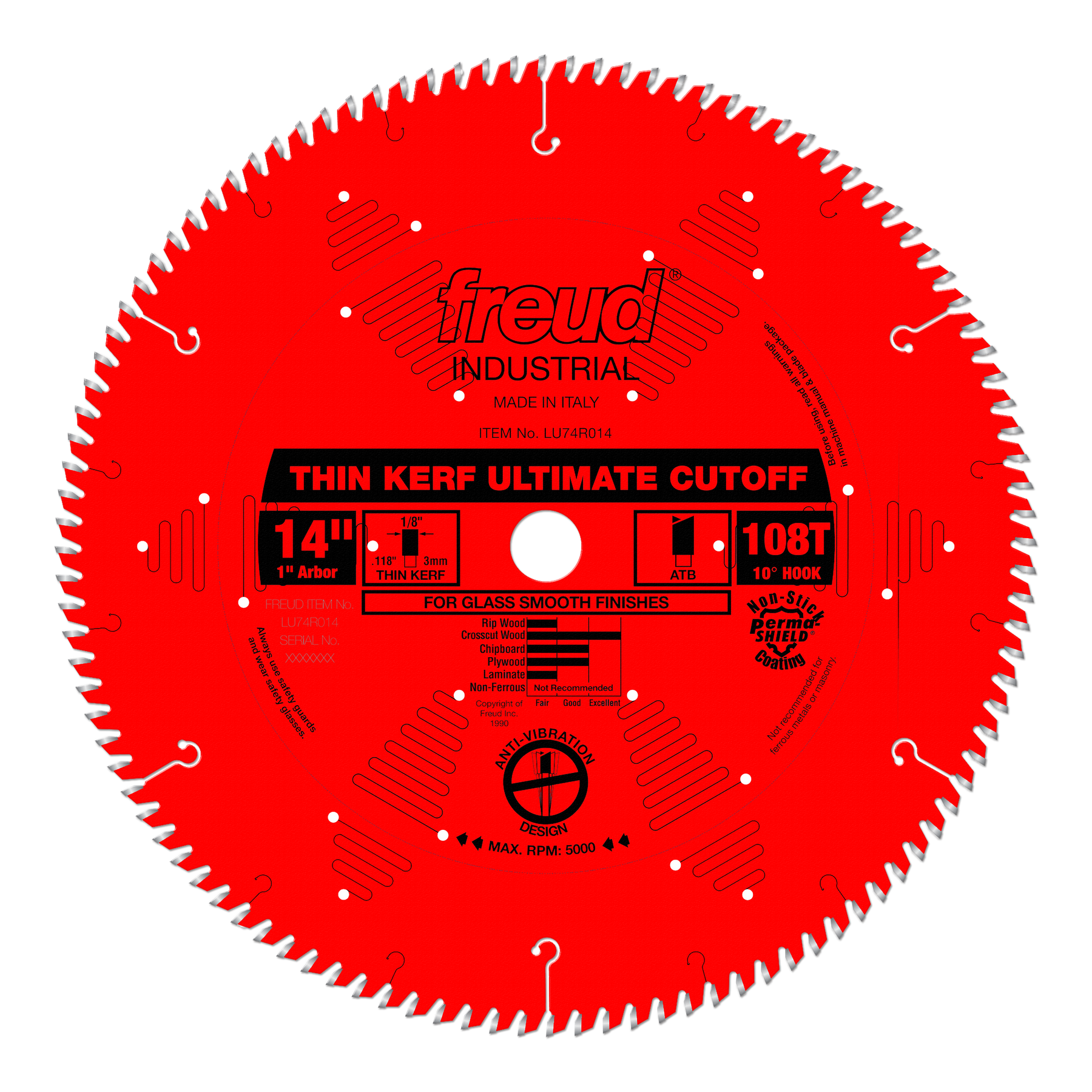 Freud Ultimate Cut-Off (Thin Kerf) Saw Blades