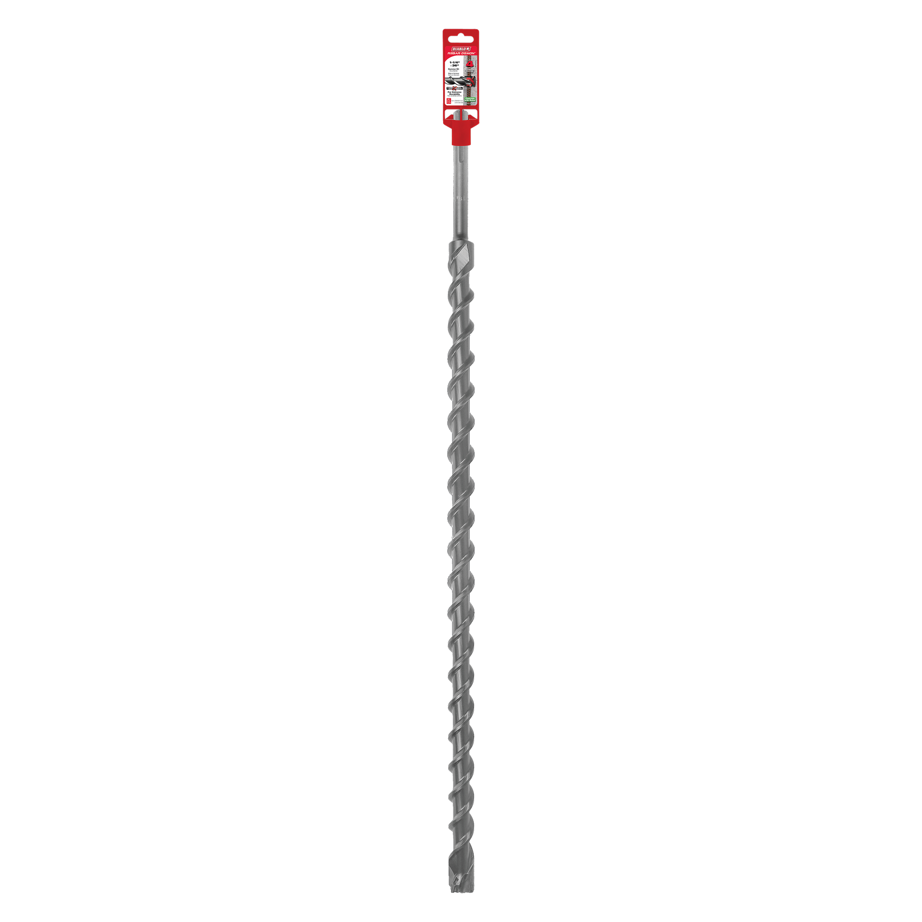 Diablo Rebar Demon™ SDS-Max 4-Cutter Full Carbide Head Hammer Drill Bit