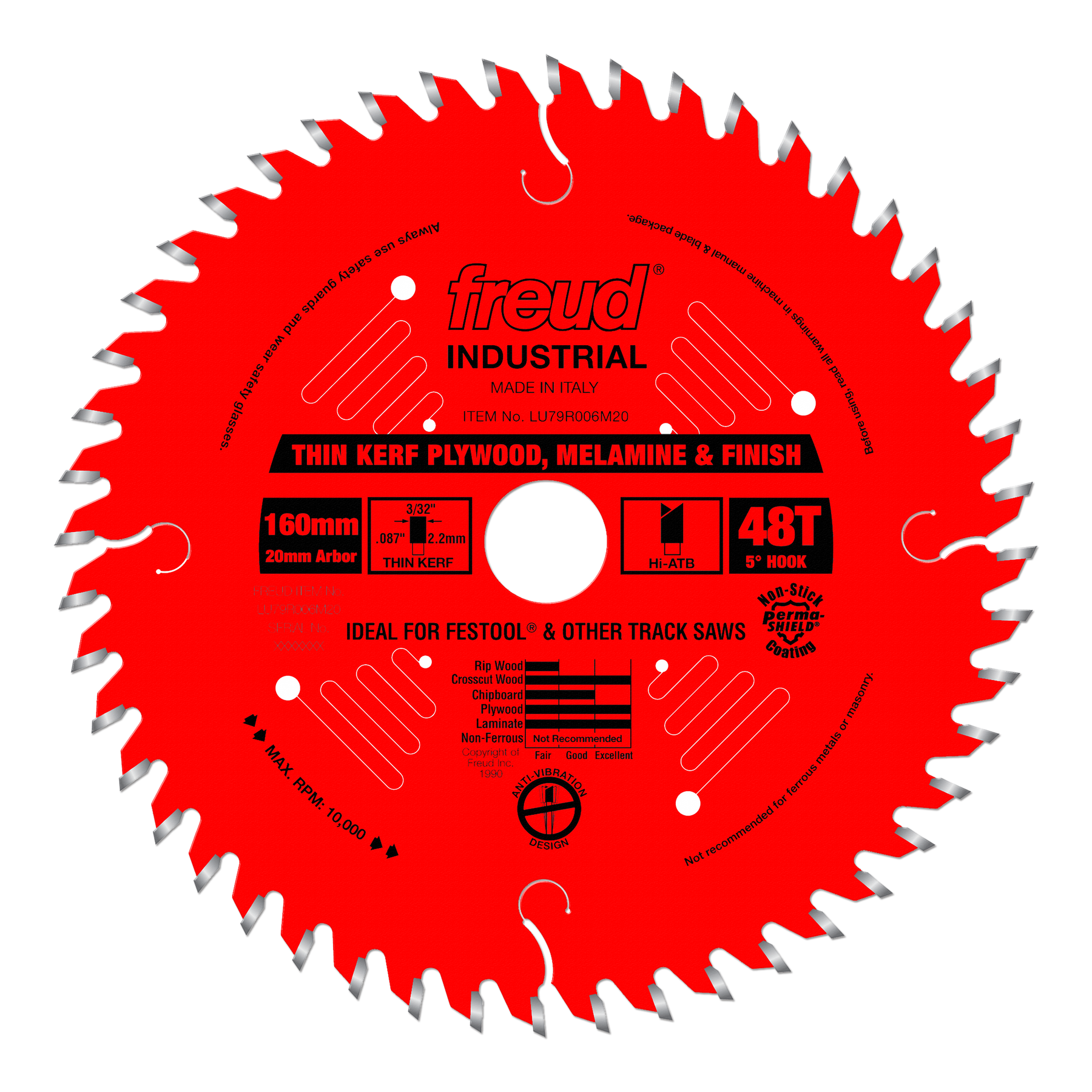 Freud Ultimate Plywood & Melamine (Thin Kerf) Saw Blades