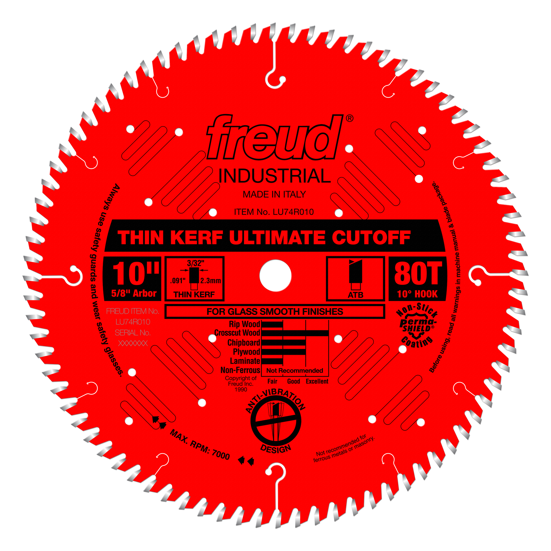 Freud Ultimate Cut-Off (Thin Kerf) Saw Blades