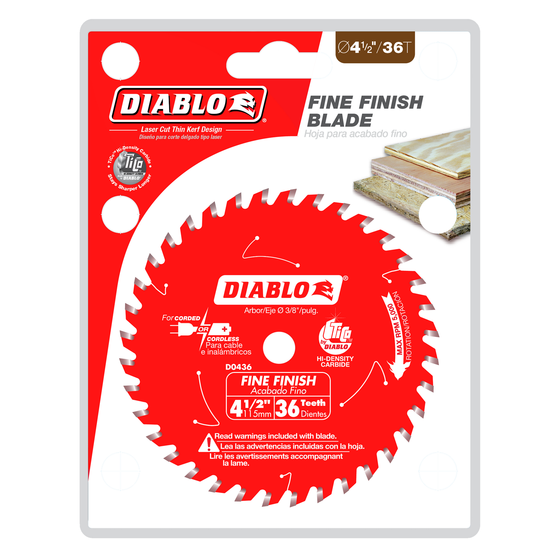 Diablo Fine Finish Saw Blade