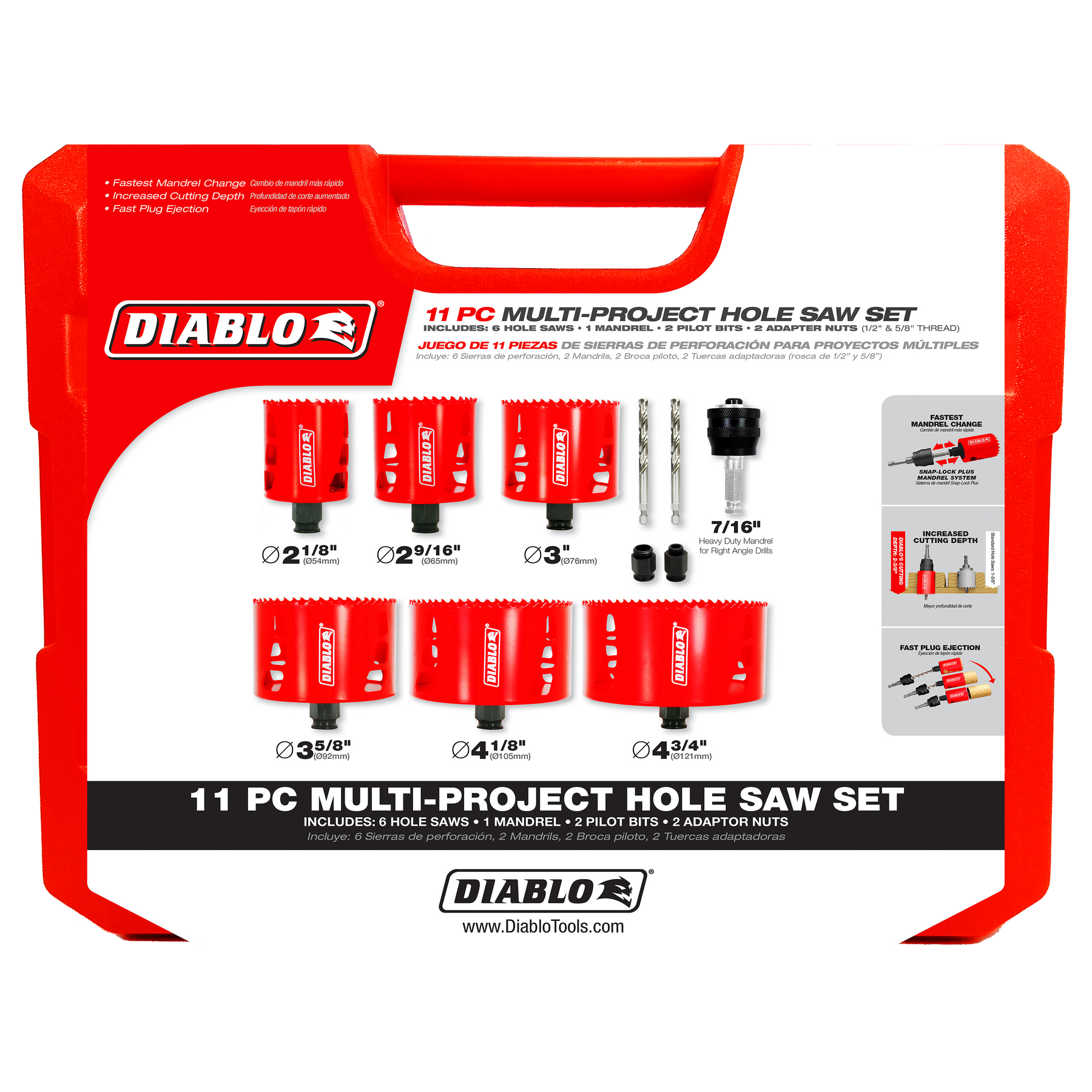 Diablo Bi-Metal Hole Saw Set