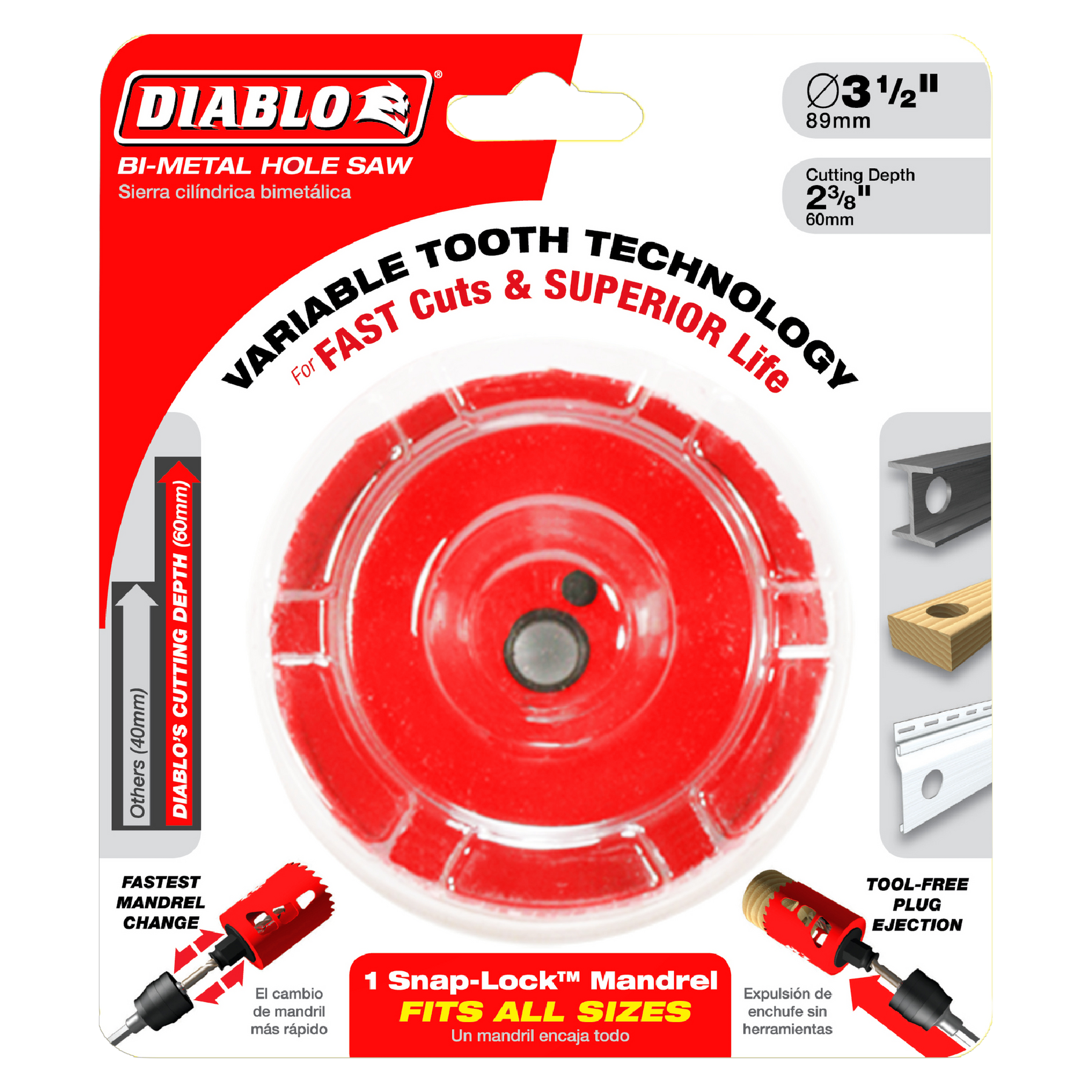 Diablo Bi-Metal Hole Saw