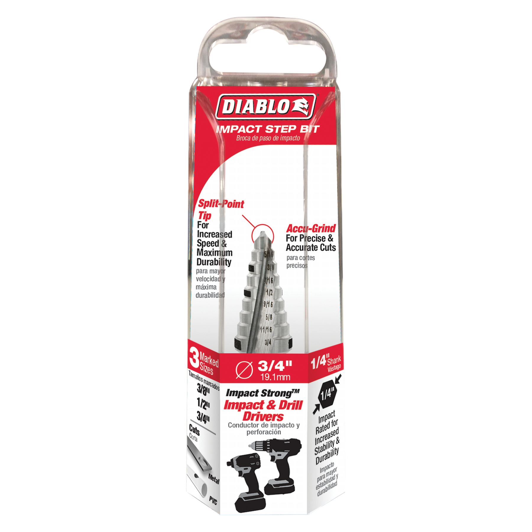 Diablo Impact Step Drill Bit