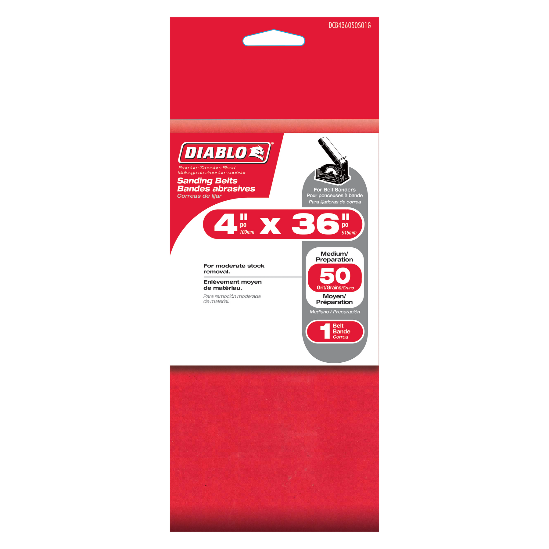 Diablo 4 in. x 36 in. Sanding Belt