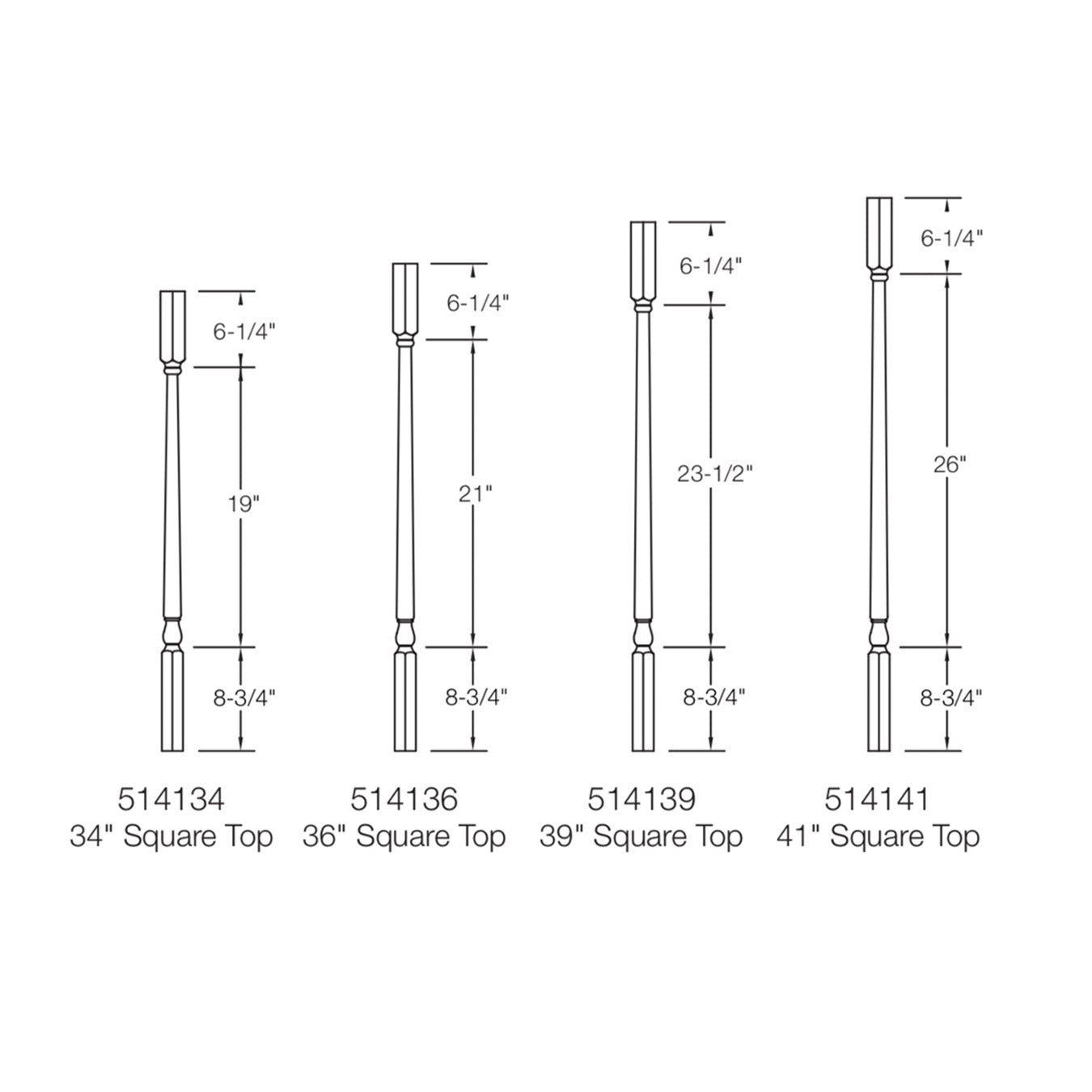 Colonial 5141 Baluster