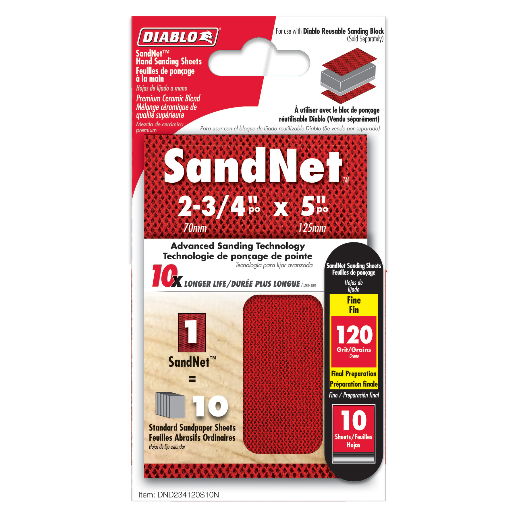 Diablo 2-3/4 in. x 5 in. SandNET™ Reusable Sanding Sheets