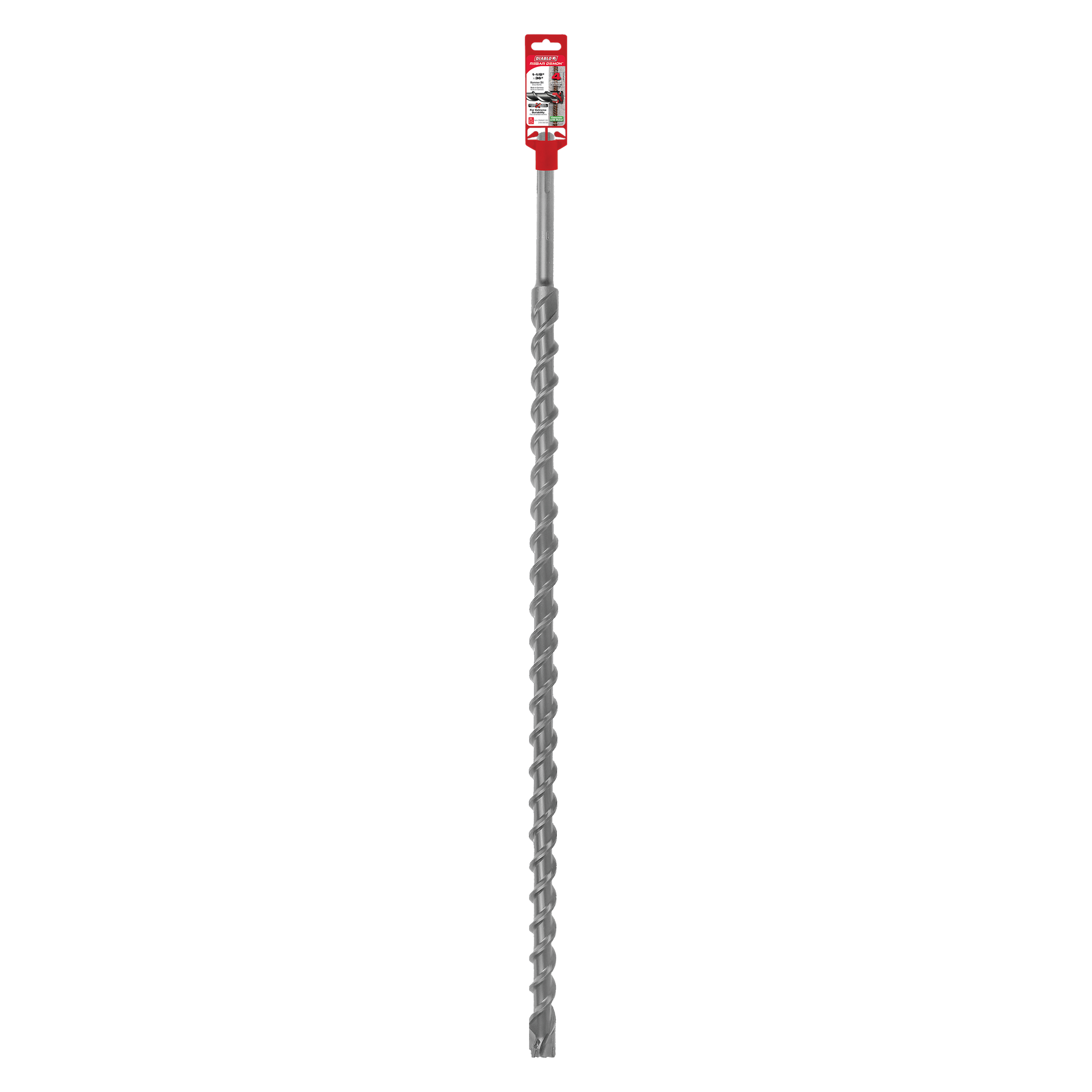 Diablo Rebar Demon™ SDS-Max 4-Cutter Full Carbide Head Hammer Drill Bit