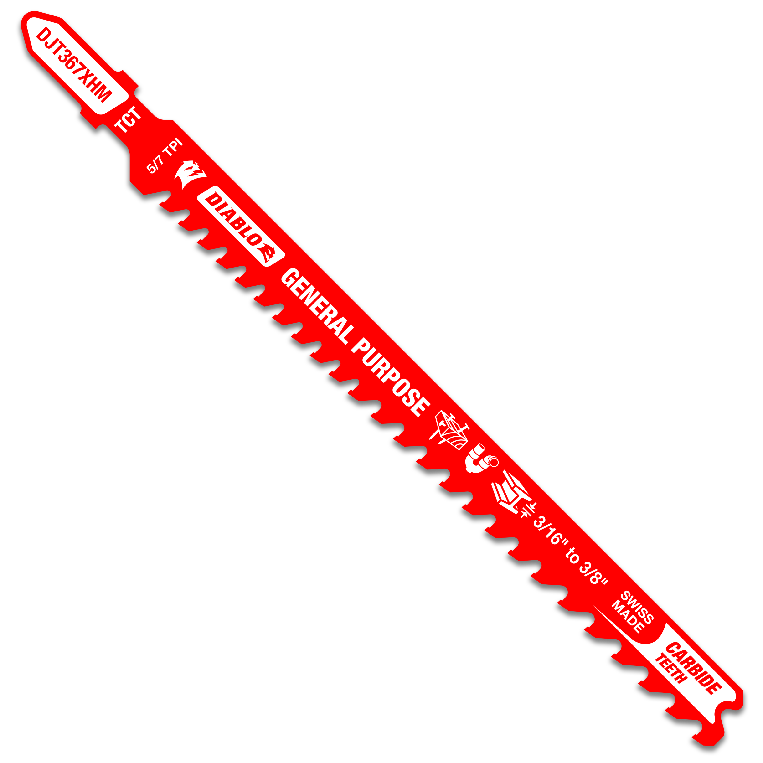 Diablo Carbide T-Shank Jig Saw Blade for General Purpose
