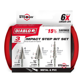 Diablo Impact Step Drill Bit Set