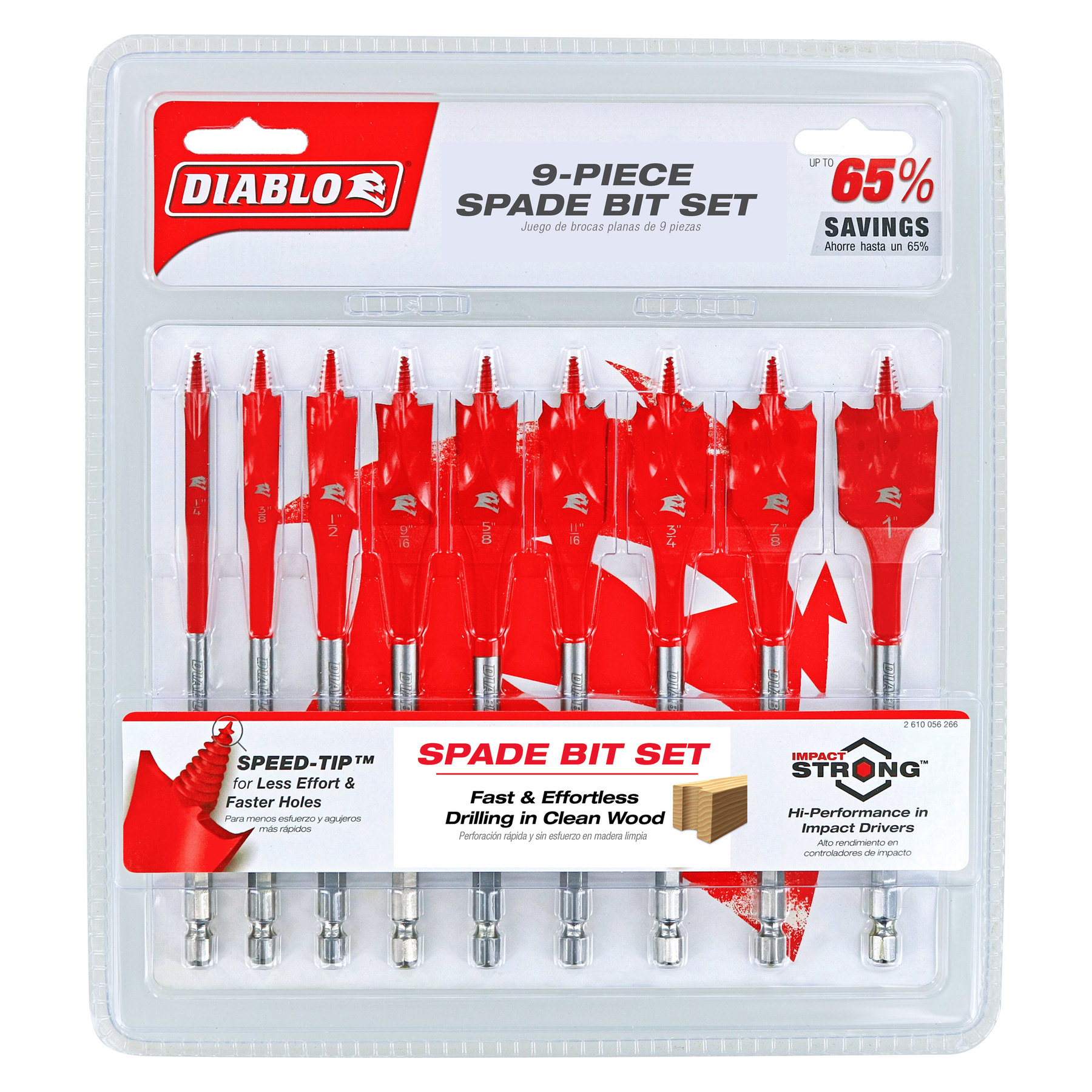 Diablo Spade Bit Set