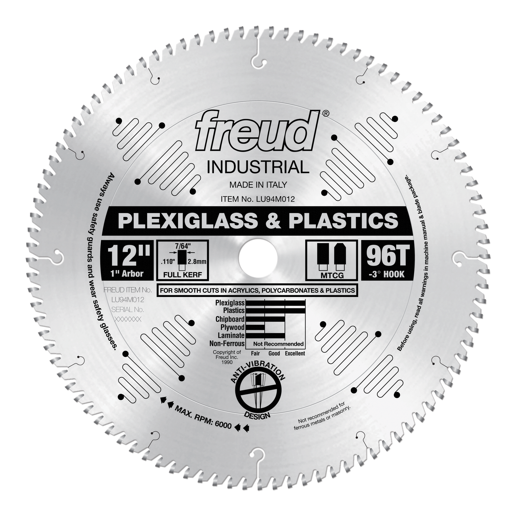 Freud Plastics Saw Blades