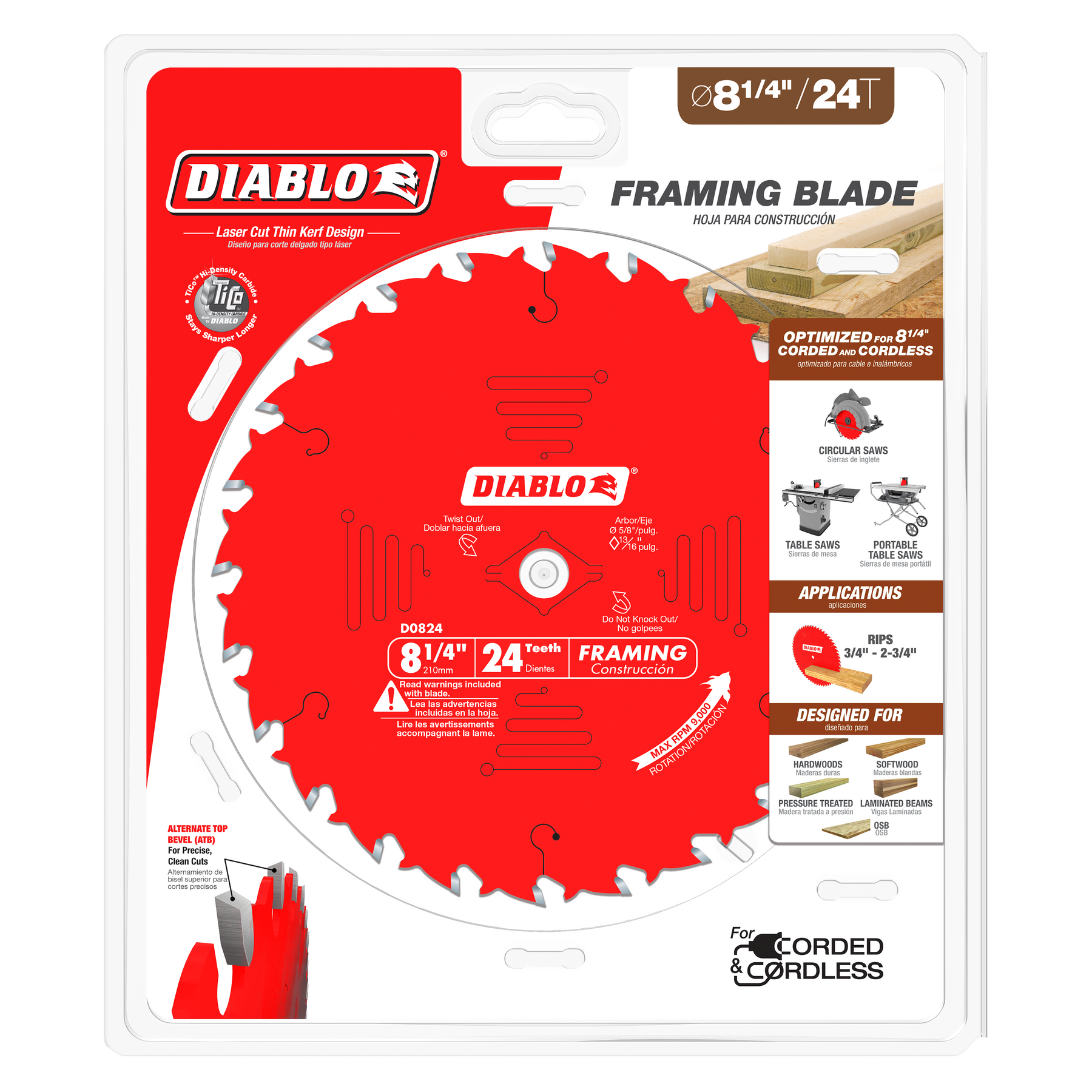 Diablo Framing Trim Saw Blade