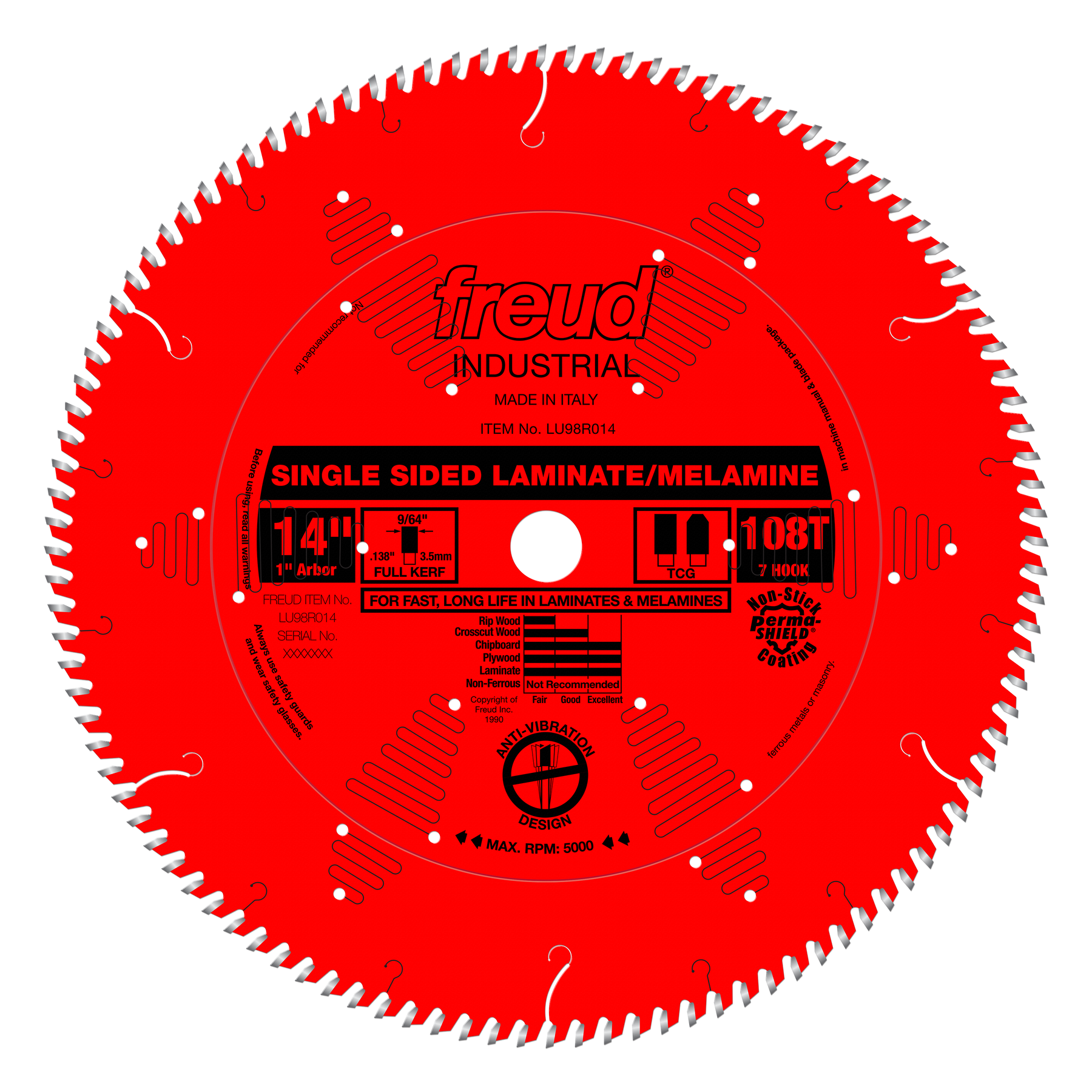 Freud Single Sided Laminate/Melamine Saw Blades