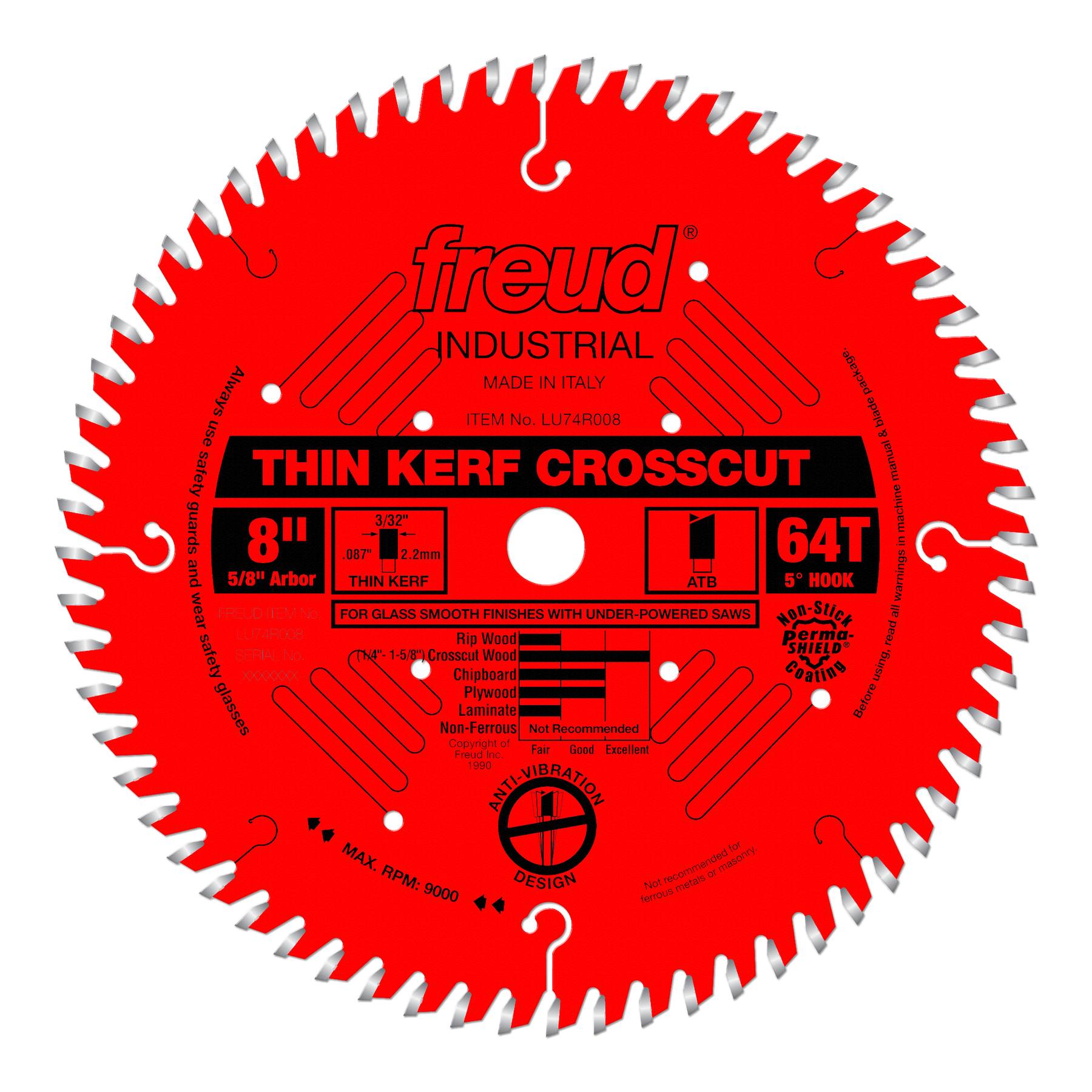 Freud Ultimate Cut-Off (Thin Kerf) Saw Blades