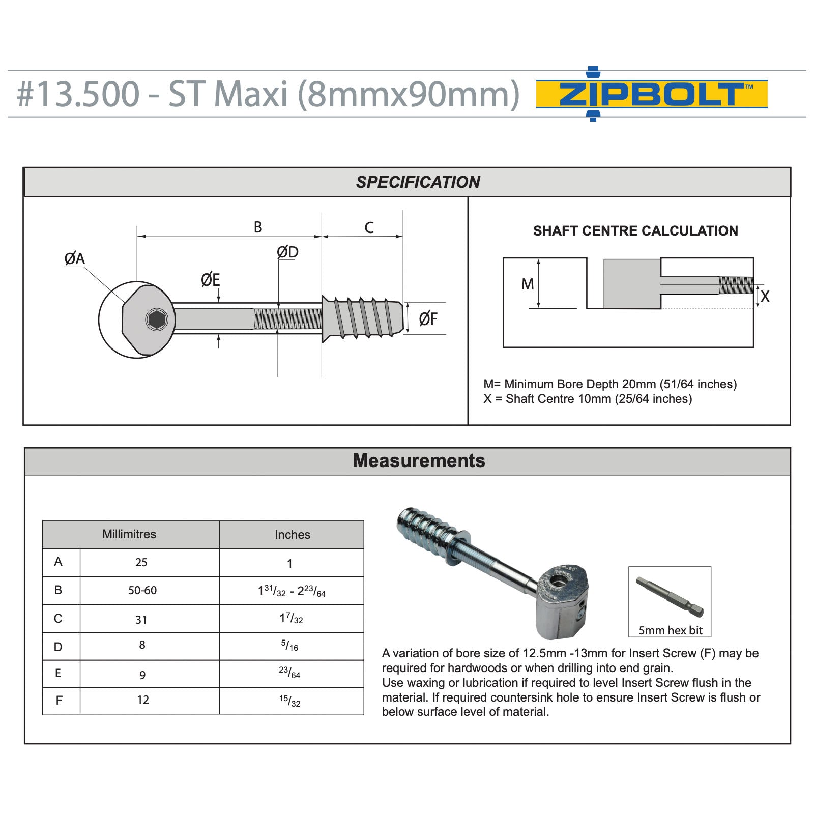 Zipbolt UT ST Maxi 13.500