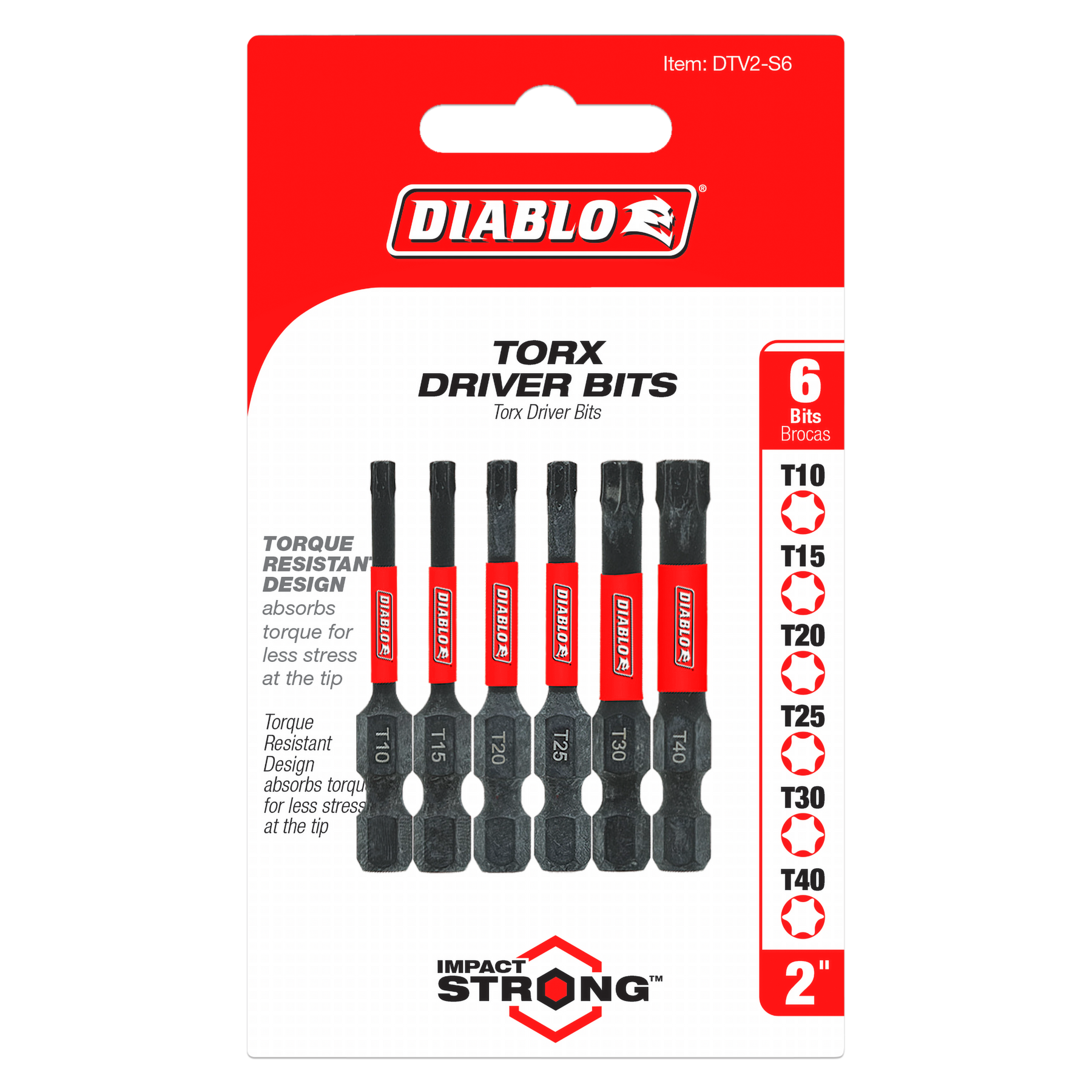 Diablo Torx Drive Bits