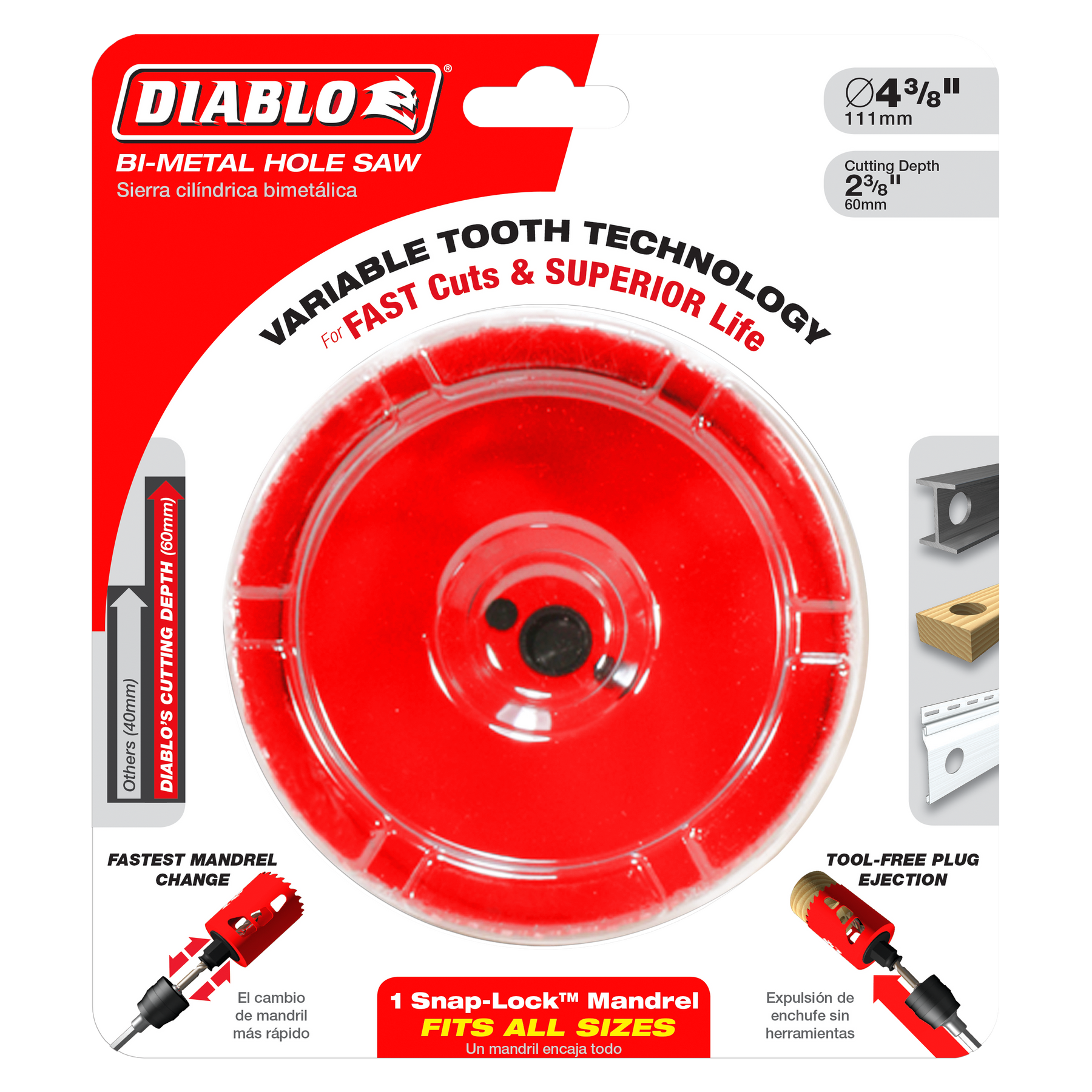 Diablo Bi-Metal Hole Saw