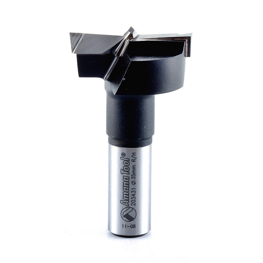 Amana Tool Hinge Boring Bits 60mm Long for Routers - JMP Wood