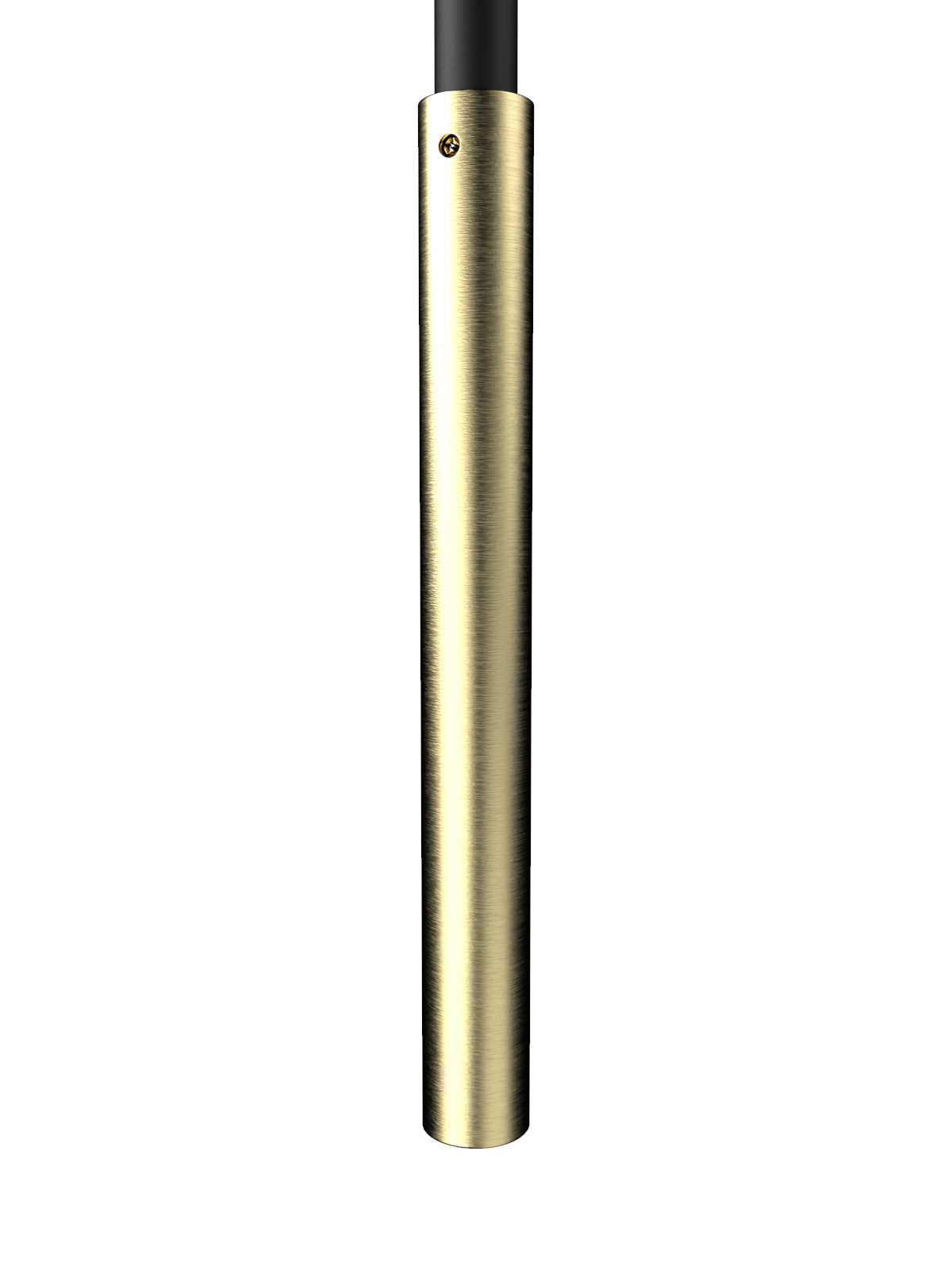 Iron Baluster 2GRBB - 5/8" Round - Brass Ornamentation