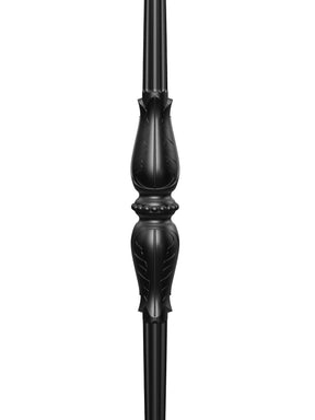 Iron Baluster 2GR51 - 5/8" Round - Monaco with Urn