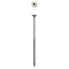 SPAX Exterior Multi-Material T-Star Plus Wood Screws - Flat Head, Partial Thread, HCR-X Coating