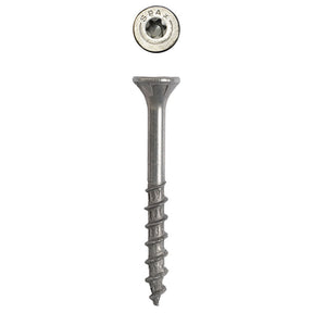 SPAX Exterior Multi-Material T-Star Plus Wood Screws - Flat Head, Partial Thread, HCR-X Coating