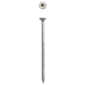 SPAX Exterior Multi-Material T-Star Plus Wood Screws - Flat Head, Partial Thread, HCR-X Coating