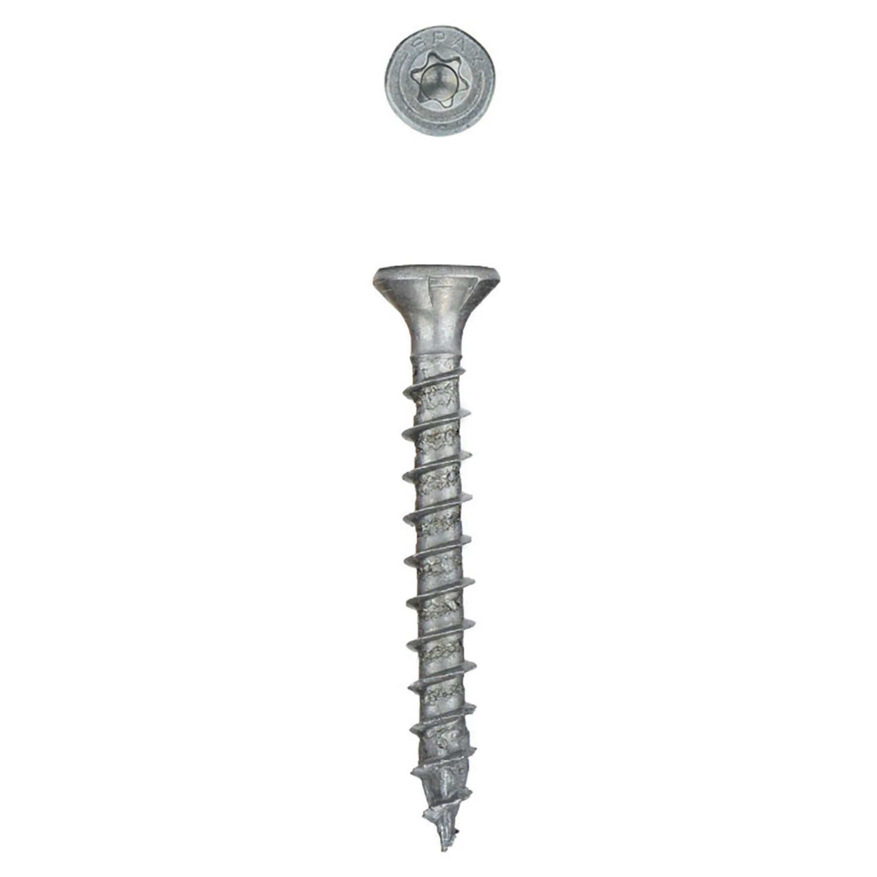 SPAX Exterior Multi-Material T-Star Plus Wood Screws - Flat Head, Partial Thread, HCR-X Coating