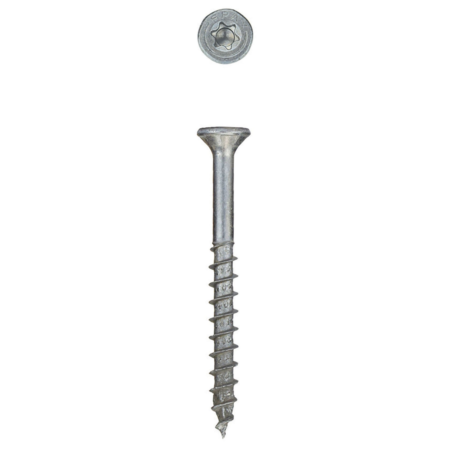 SPAX Exterior Multi-Material T-Star Plus Wood Screws - Flat Head, Partial Thread, HCR-X Coating