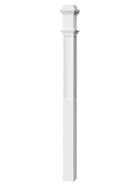 Box Newel 4075FP - Flat Panel (3-1/2")