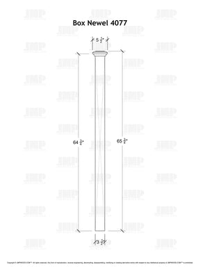 Box Newel 4077 (3-1/2")