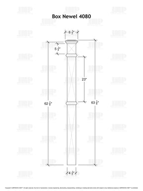 Box Newel 4080 (4-1/2")