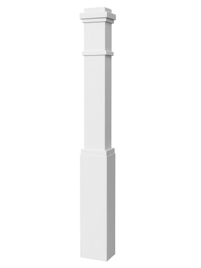 Box Newel 4091M - Mission Style (6-1/4")