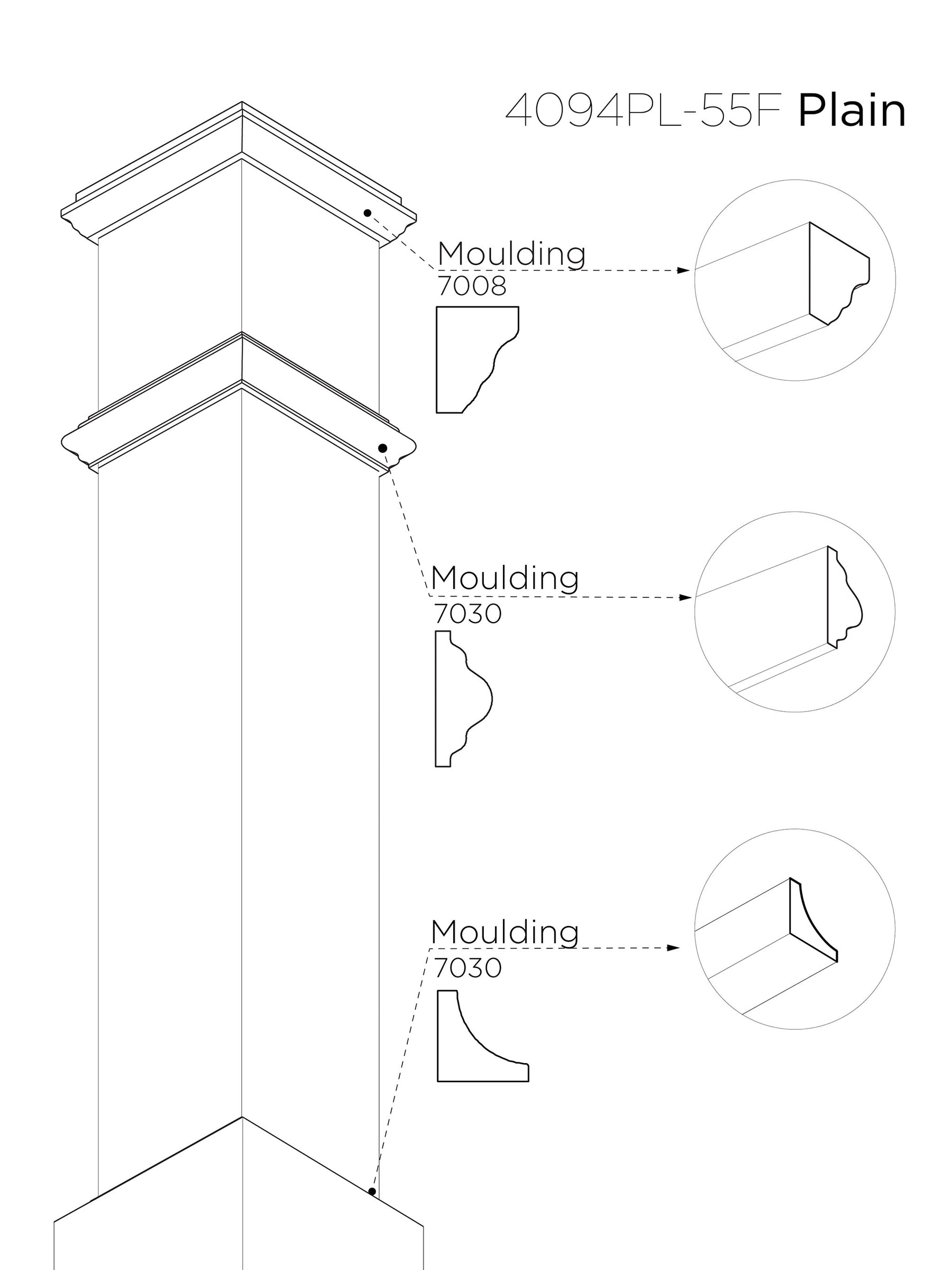 Box Newel 4094 (6-1/4")