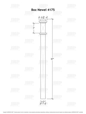 Box Newel 4175 (3-1/2")