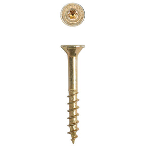 SPAX Multi-Material T-Star Plus Flat Head Screws - Yellow Zinc