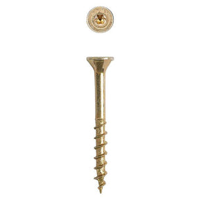 SPAX Multi-Material T-Star Plus Flat Head Screws - Yellow Zinc