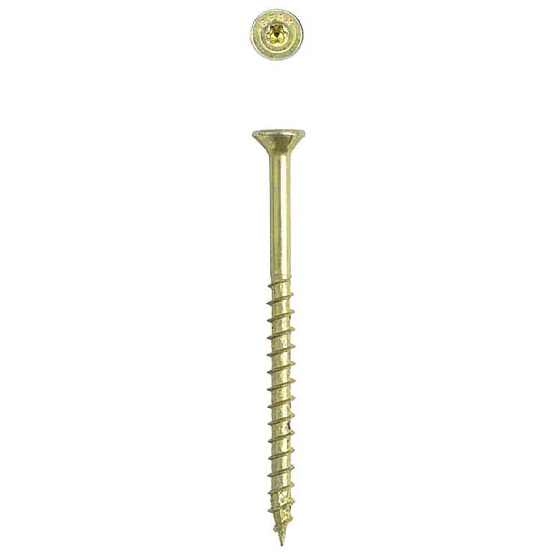 SPAX Multi-Material T-Star Plus Flat Head Screws - Yellow Zinc