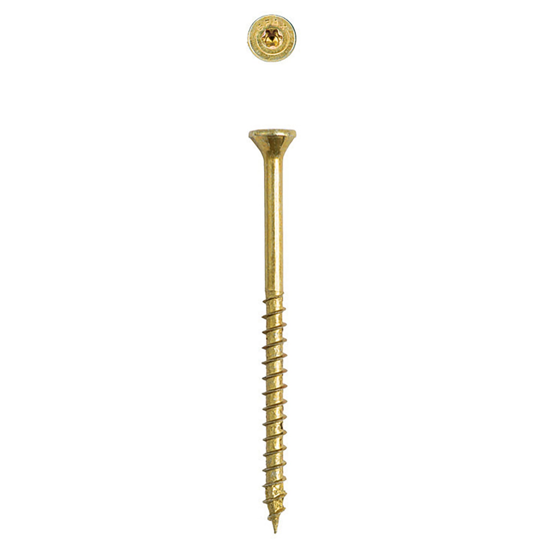 SPAX Multi-Material T-Star Plus Flat Head Screws - Yellow Zinc