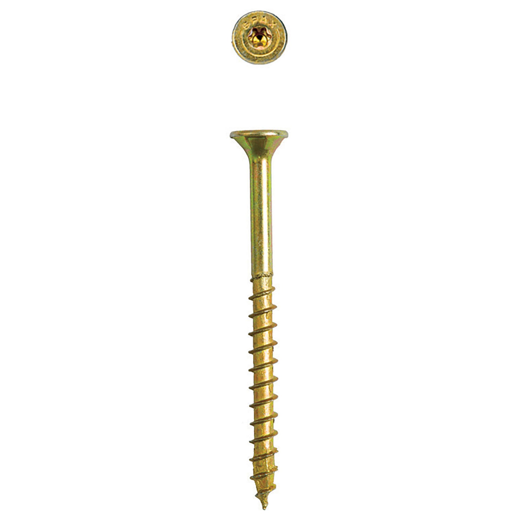 SPAX Multi-Material T-Star Plus Flat Head Screws - Yellow Zinc