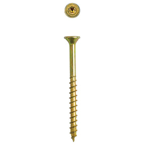 SPAX Multi-Material T-Star Plus Flat Head Screws - Yellow Zinc