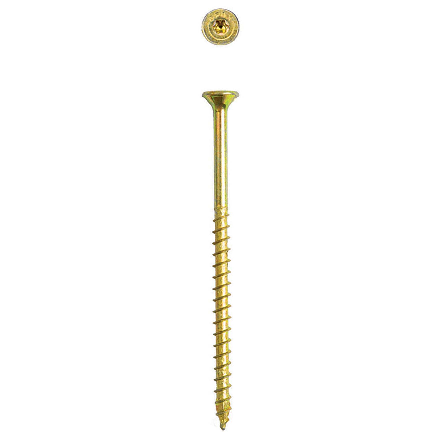 SPAX Multi-Material T-Star Plus Flat Head Screws - Yellow Zinc