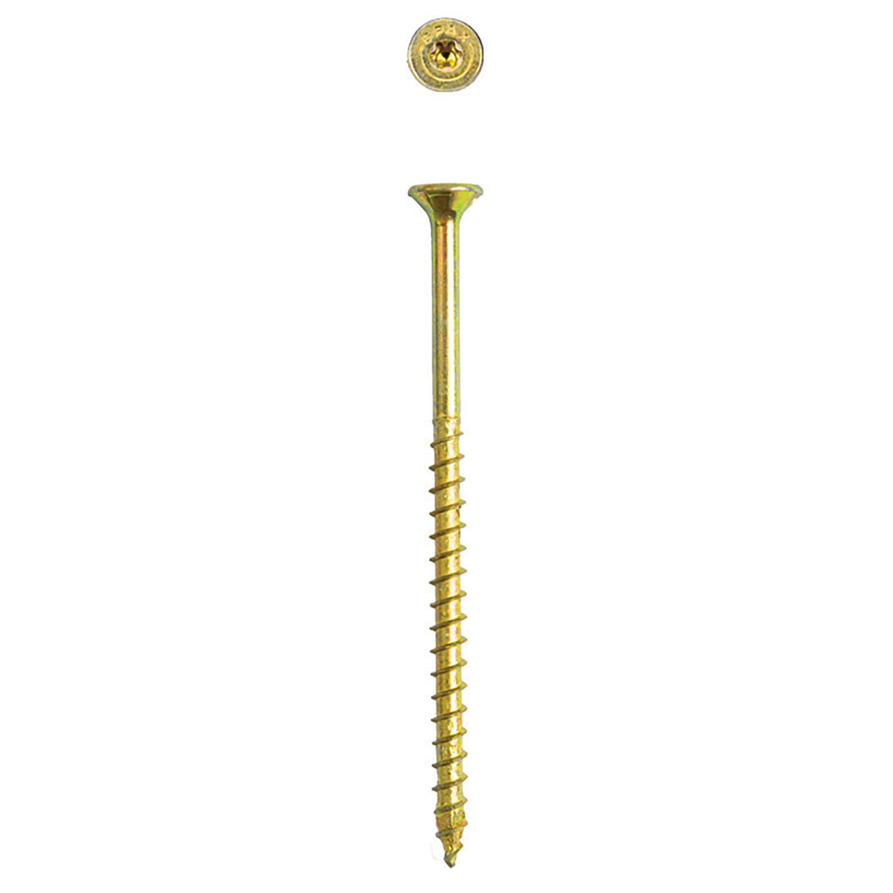 SPAX Multi-Material T-Star Plus Flat Head Screws - Yellow Zinc