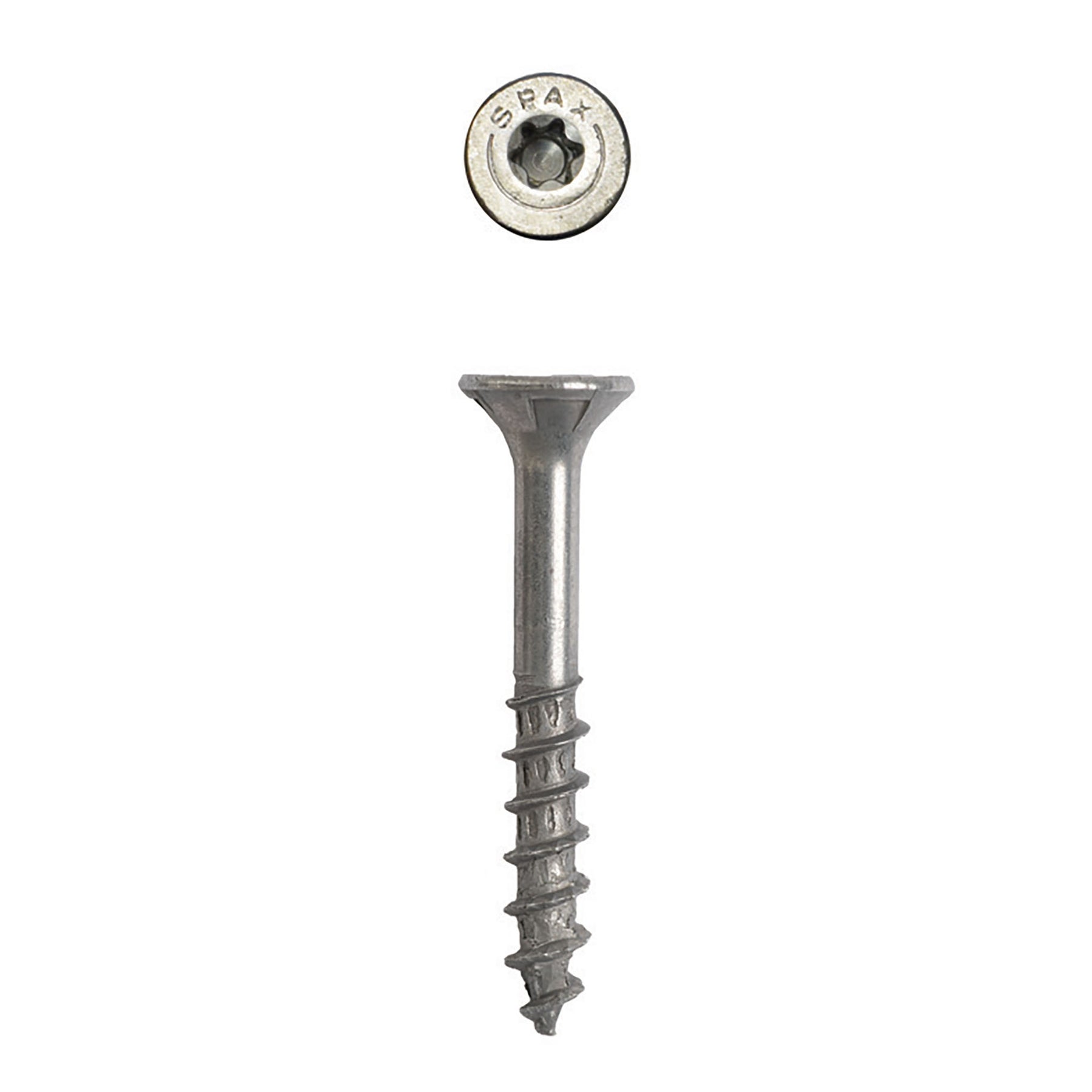 SPAX Exterior Multi-Material T-Star Plus Wood Screws - Flat Head, Partial Thread, HCR-X Coating